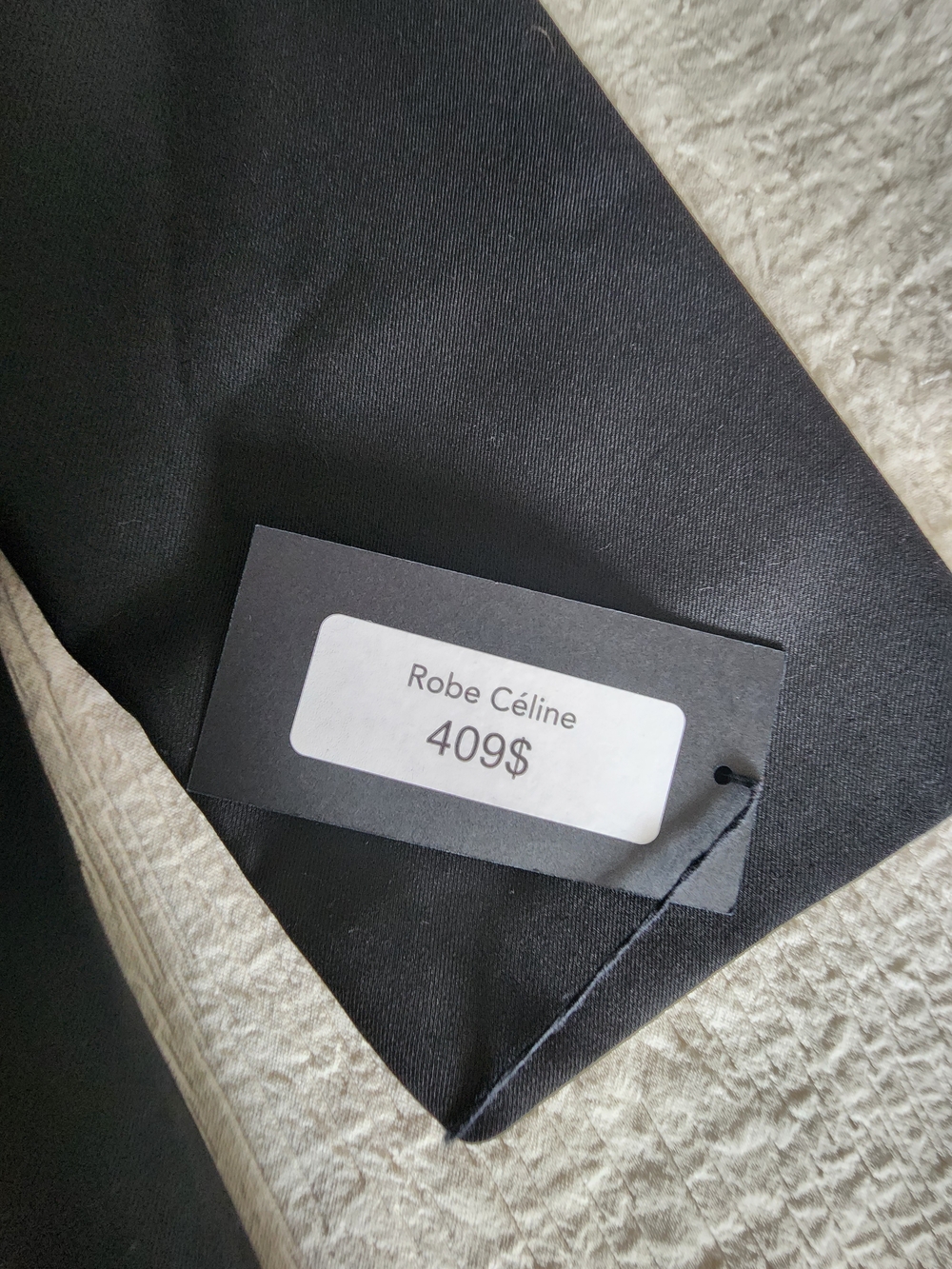 NWT François Beauregard "Céline" Dress - Black - Made in Canada - Size S - Picture 3 of 7